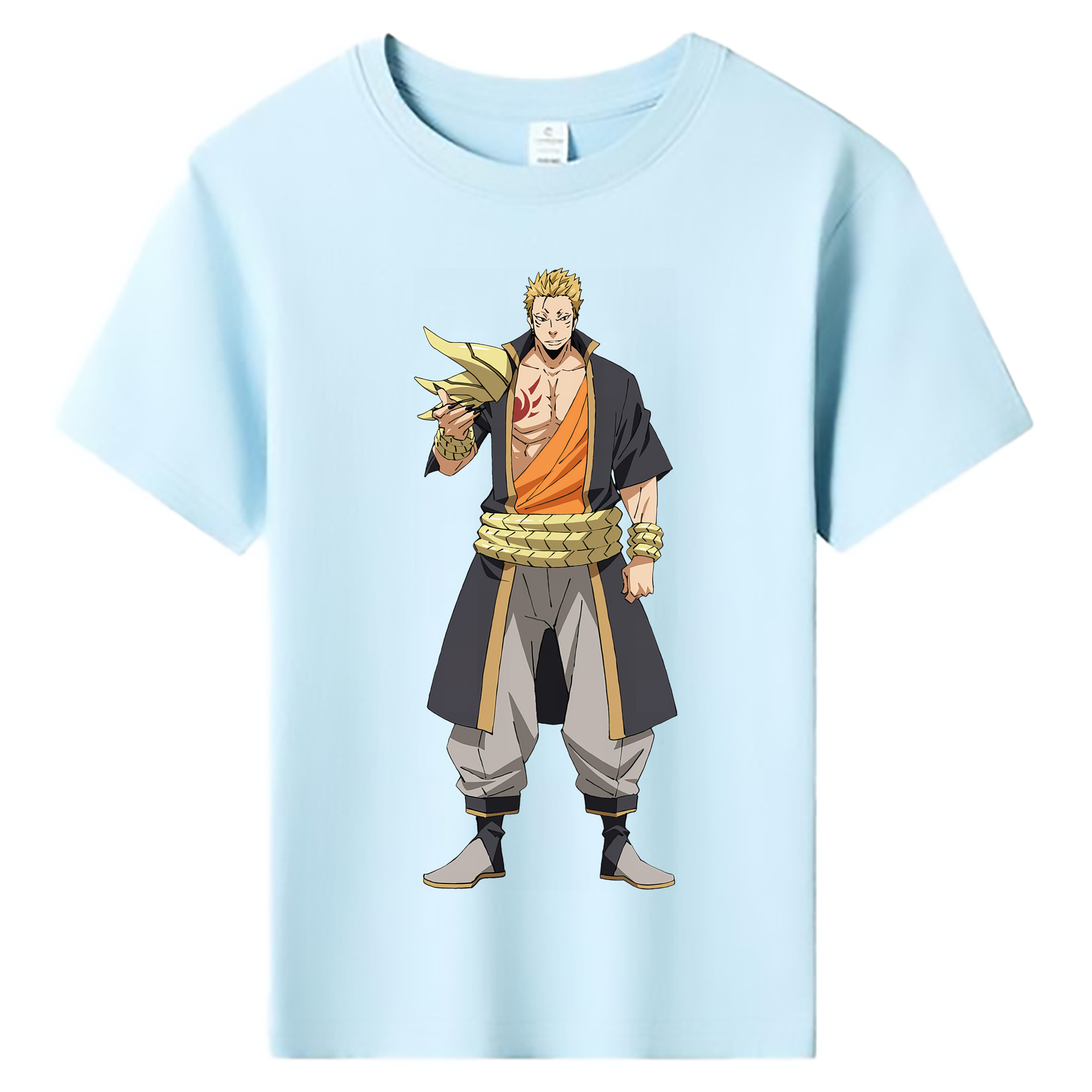 （画像用） 転スラ Regarding Reincarnated to Slime 綿100％キッズTシャツ（フロントプリント）